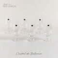 "SET X 6 COPAS DE CRISTAL DE  BOHEMIA BEER CRAFT"
