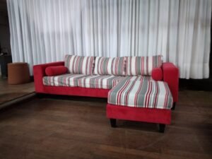 Sillon Lobby 2 1/2 cuerpos 2,60mts + Puff con funda de regalo - 50% OFF EN EFECTIVO