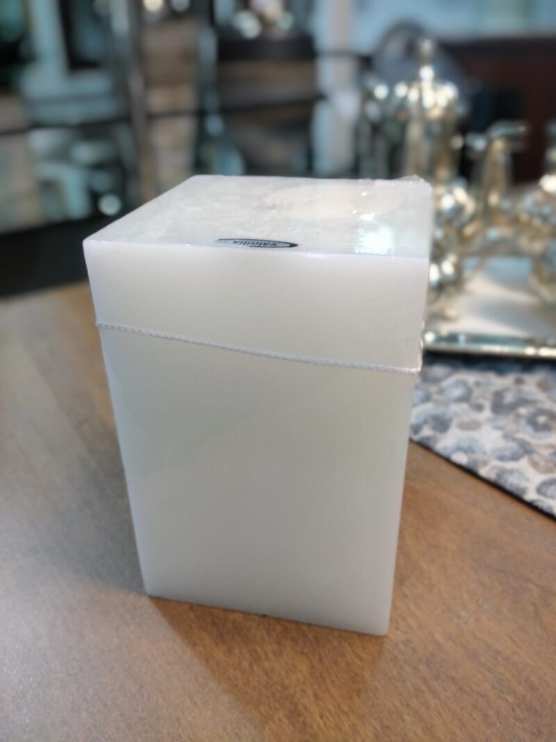 Vela Cuadrada Vainilla