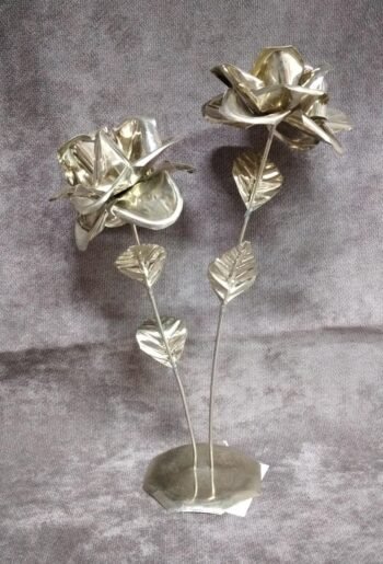 Set x2 Rosas de alpaca