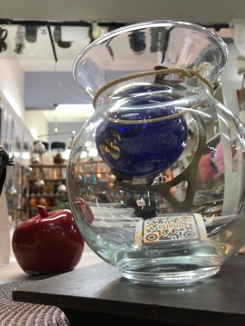 Jarroncito de Vidrio con base