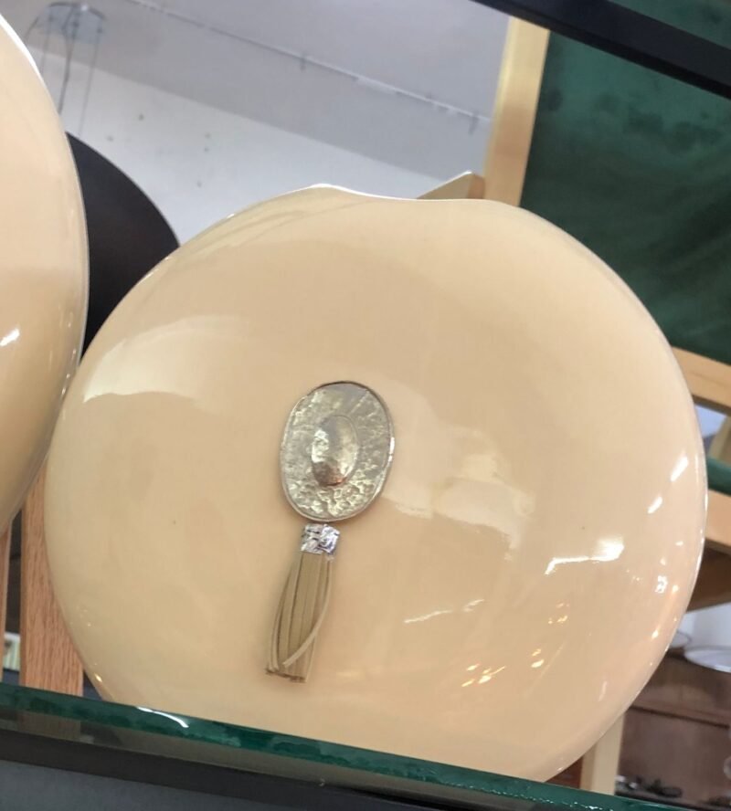 Set x2 Potiches redondos beige