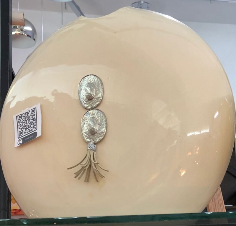 Set x2 Potiches redondos beige