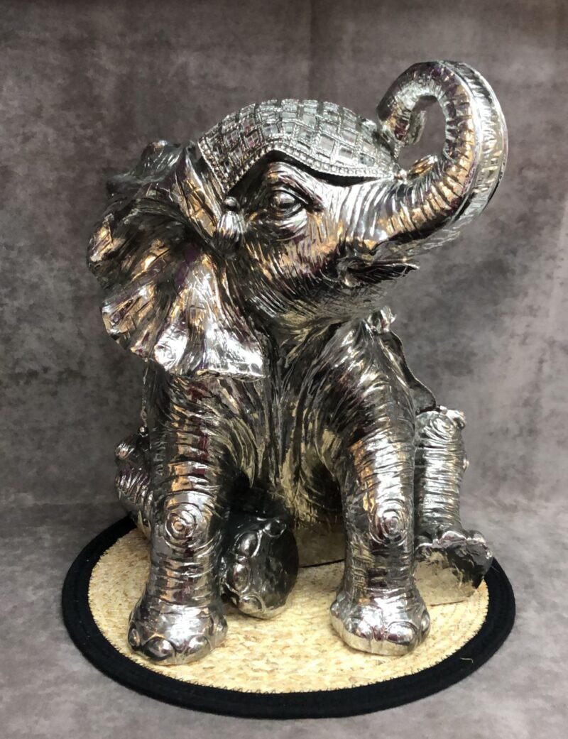 ELEFANTE PLATEADO 46CM