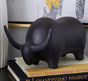 FIGURA TORO DE CERAMICA//21 x 29 x 17 cm