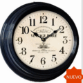 RELOJ PARED DE METAL//22 x 7 x 22 cm// distintos colores