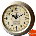 RELOJ PARED DE METAL//22 x 7 x 22 cm// distintos colores