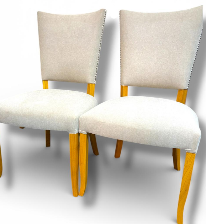 SILLA TAPIZADAS SET X 2