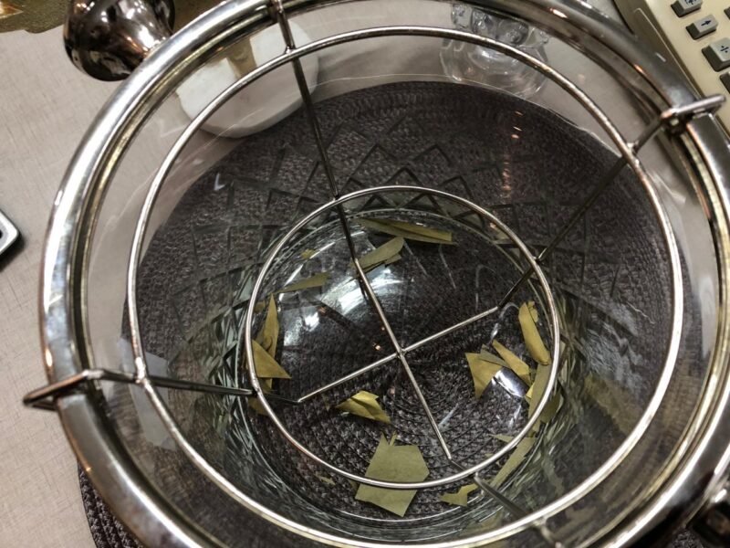 Balde Champagne Recto tallado y aro metal