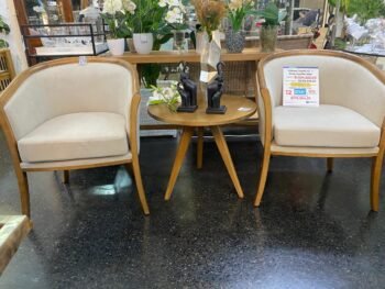 Sillon Josefa Set x2 + Mesa Nido - 20% OFF EN EFECTIVO