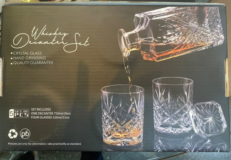 SET DE VASOS DE WHYSKI X4