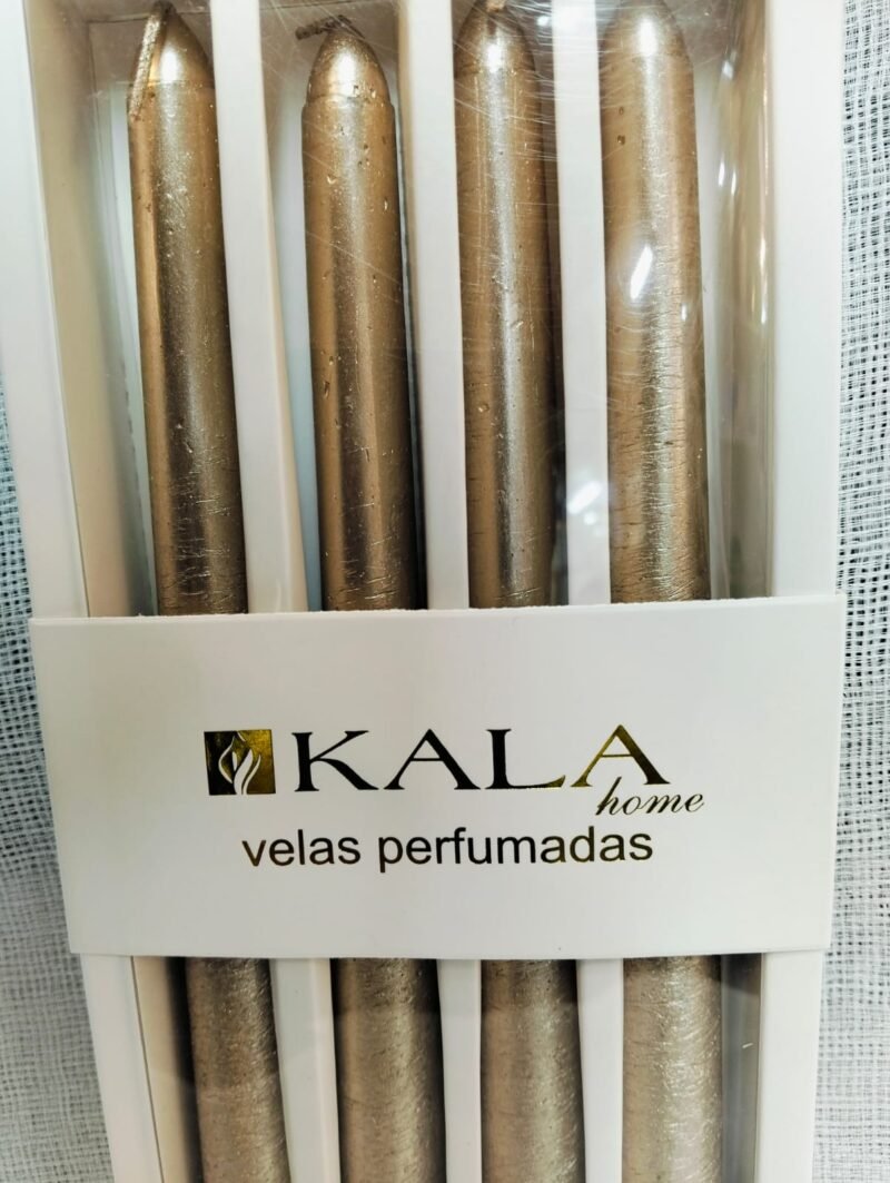 SET VELAS DORADAS