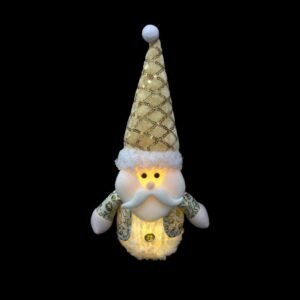 PAPA NOEL DE APOYO CON LUZ