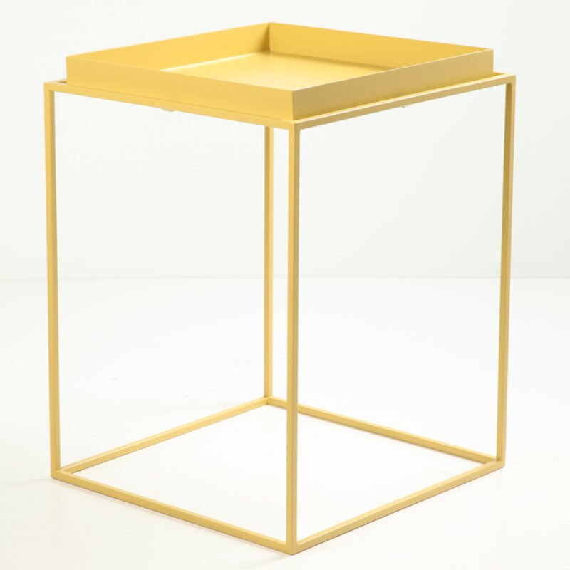 Mesita Auxiliar Amarillo 40%OFF EN EFECTIVO