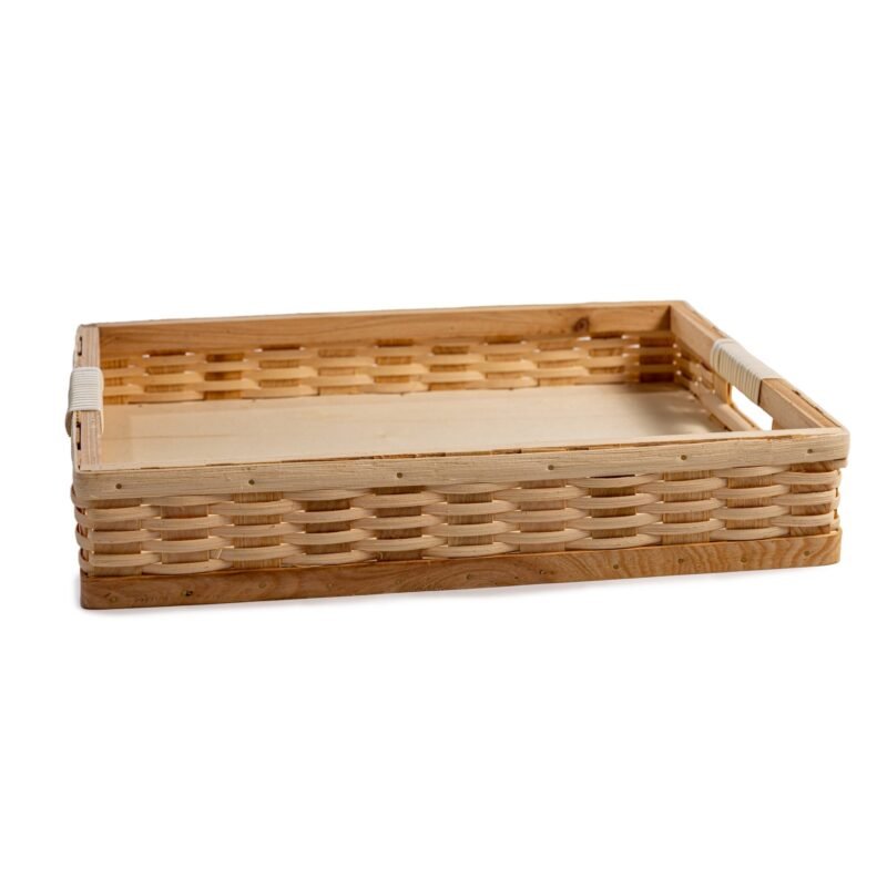 Bandeja entrelazada cuadrada