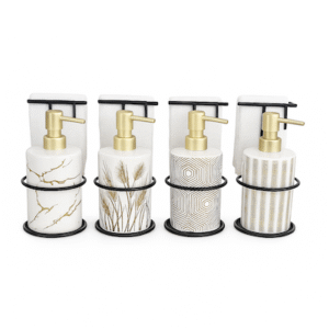 Set de dispenser y toalla de mano baño