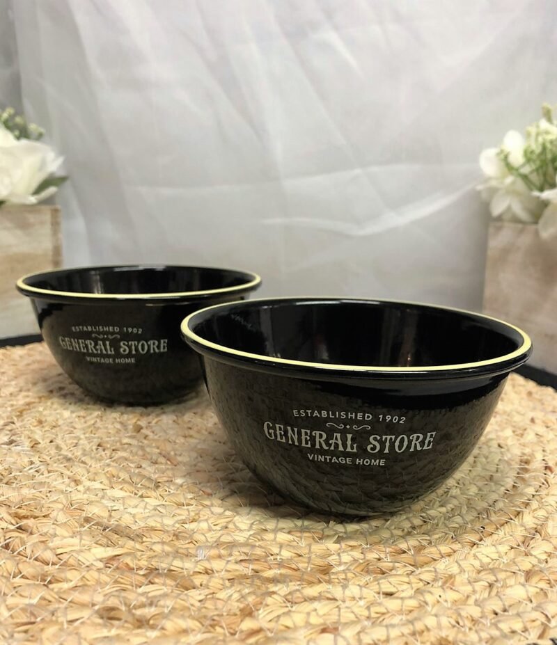 BOWL ENLOZADO GENERAL STORE 11X6,5CM (x6unidades)