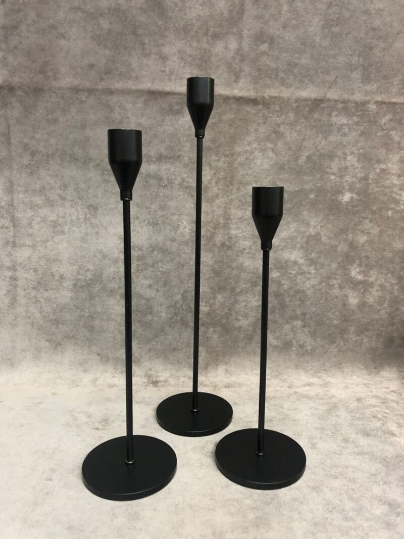 Set x3 candelabros - Descuento en efectivo