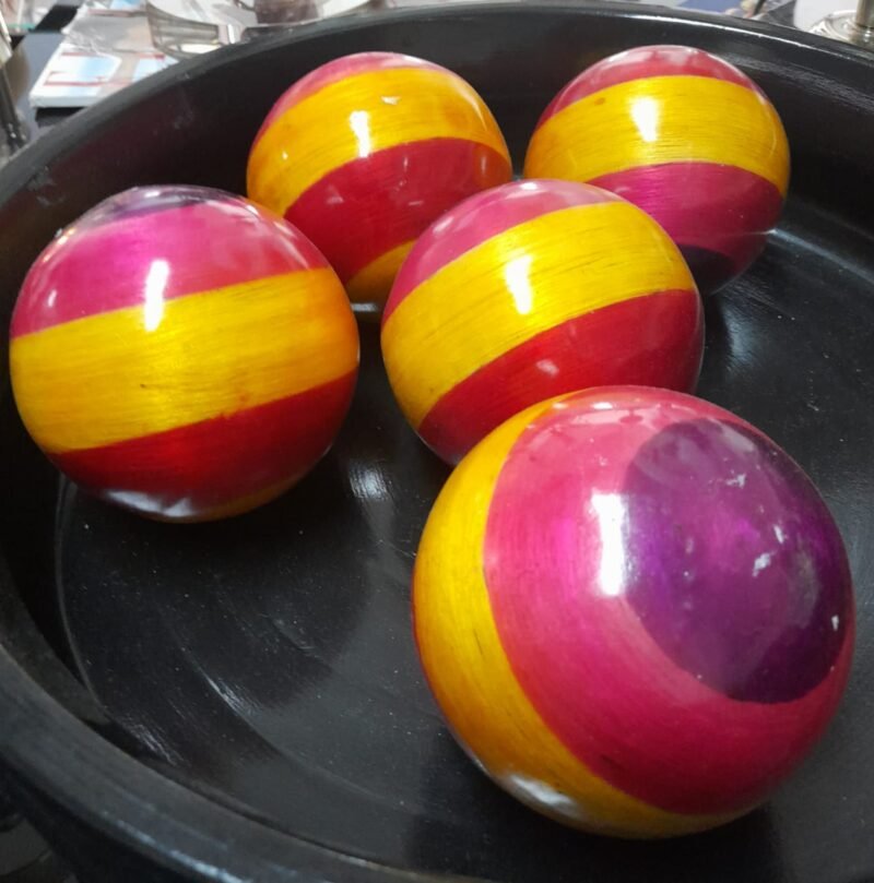 Set 5 esferas Multicolor