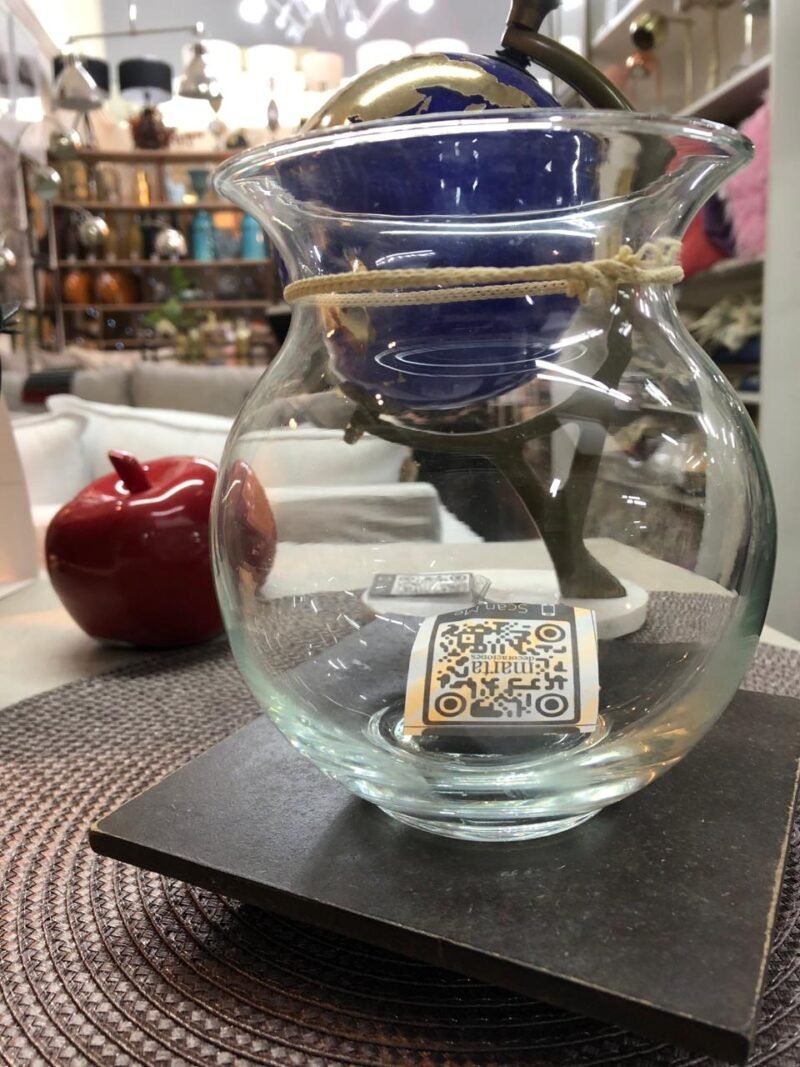 Jarroncito de Vidrio con base