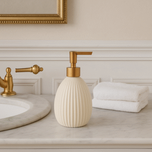 "Champagne   Dispenser de baño "