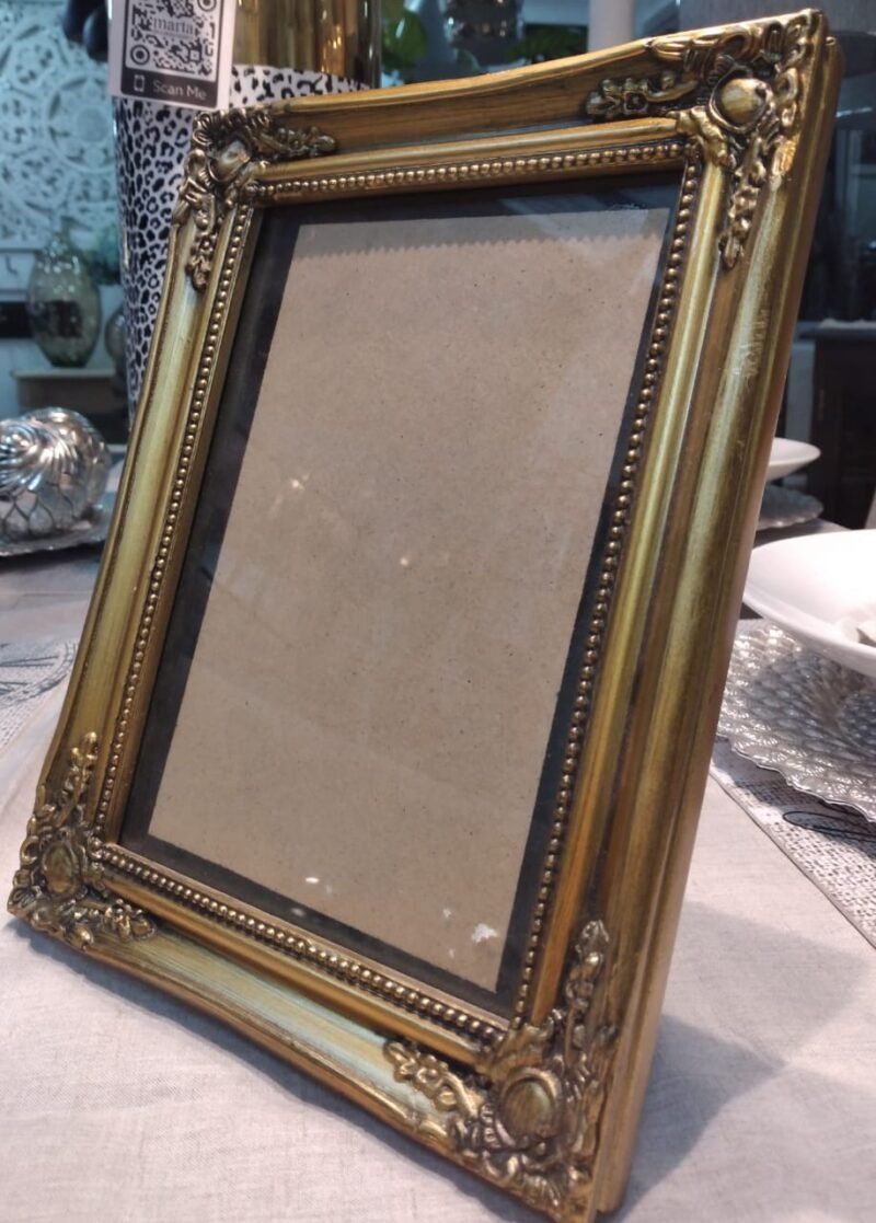 Portarretratos Dorado 15x21cm